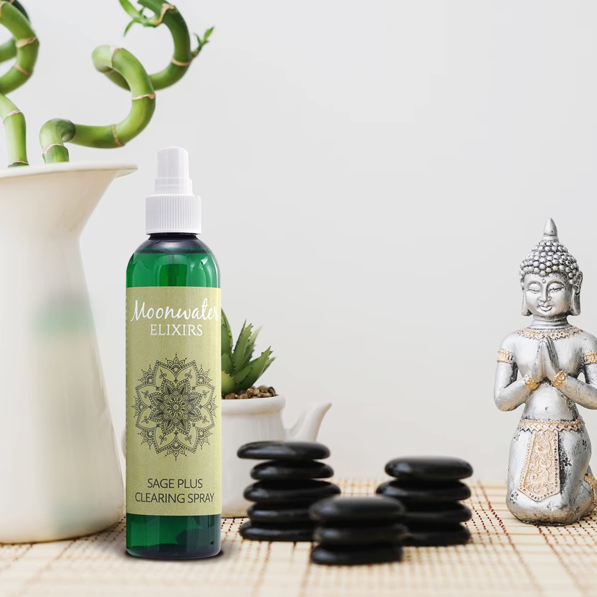 White Sage Smudge Spray – Reiki-Charged Spiritual Cleansing & Aura Protection (2x8oz)