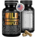 Wild Foods Premium Mushroom Supplement Complex (Pack of 2) – 13 Organic Mushrooms (Lions Mane, Reishi & More)