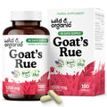 Wild & Organic Goat's Rue Capsules 1200 mg – Lactation Support, Vegan, 90-Day Supply