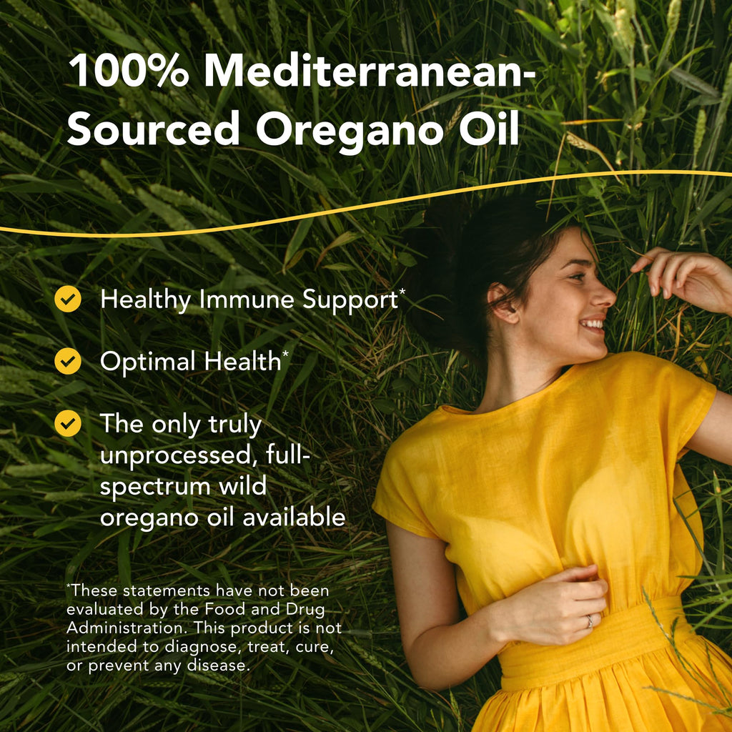 Oreganol P73 Oregano Oil - Unprocessed Wild Organic 1 oz | Non-GMO | 432 Servings