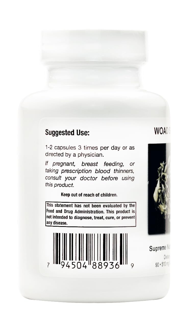 Woad Supreme Isatis Root Capsules – 90 Vegetarian Capsules (Pack of 2) | Supreme Nutrition