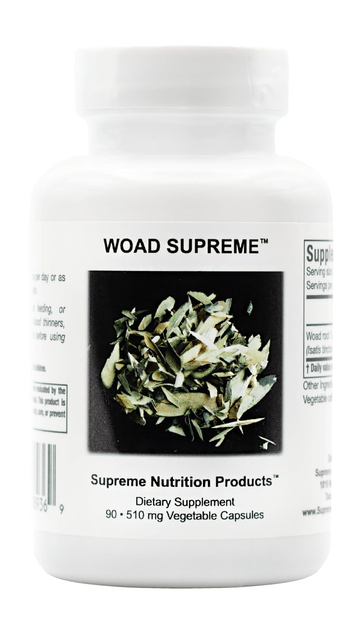 Supreme Nutrition Woad Supreme Isatis Root 90 Vegetarian Capsules