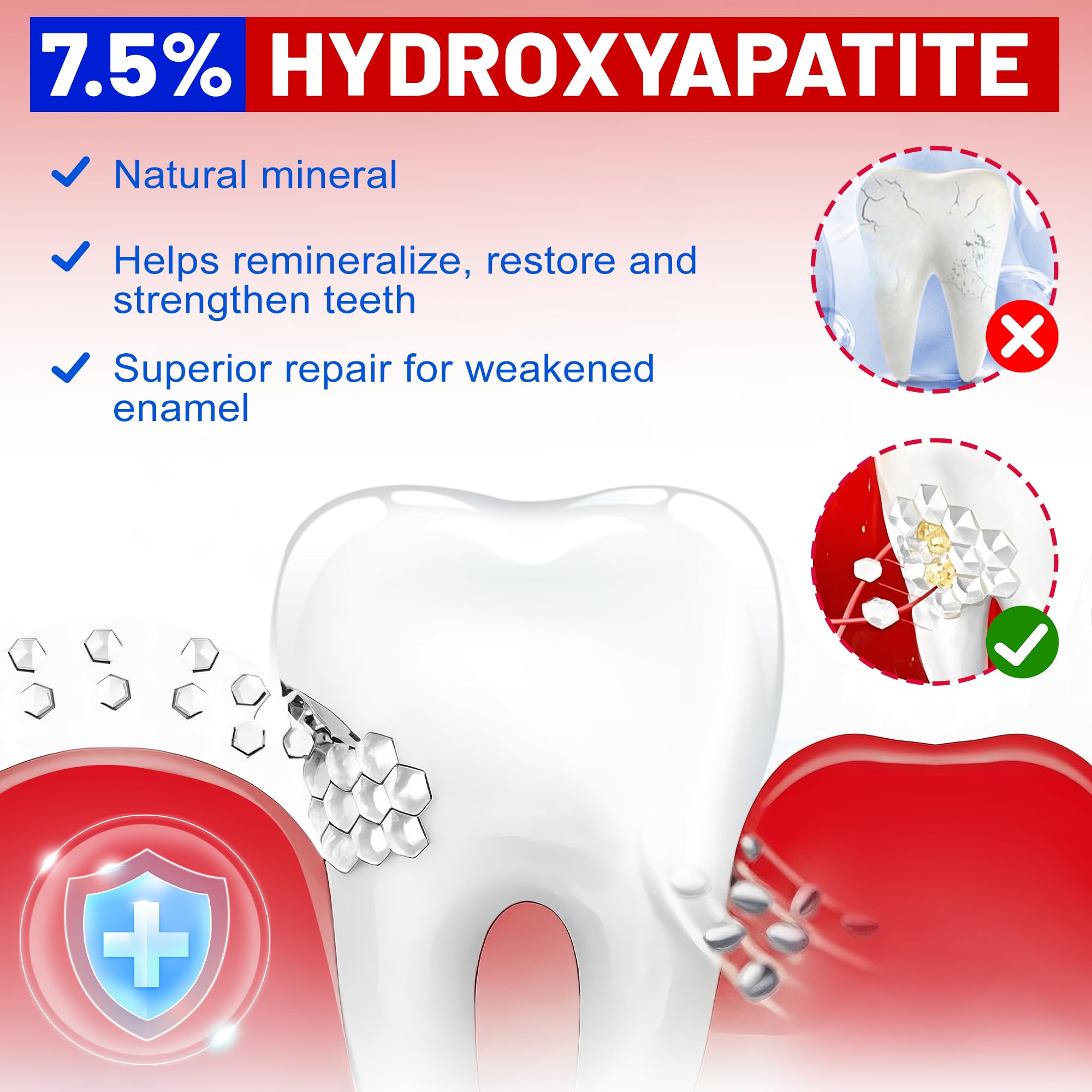 Woadee SP-6 Hydroxyapatite Toothpaste – Probiotics Whitening & Enamel Protection