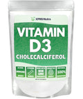 XPRS Nutra Vitamin D3 Powder (Cholecalciferol) - Unflavored D3 Powder - 8oz