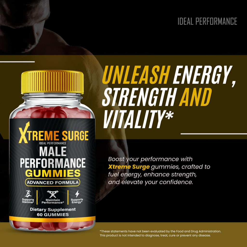 Xtreme Surge Gummies – Official Xtreme Surge Supplement | Maximum Strength & All-Natural Wellness | 1 Pack