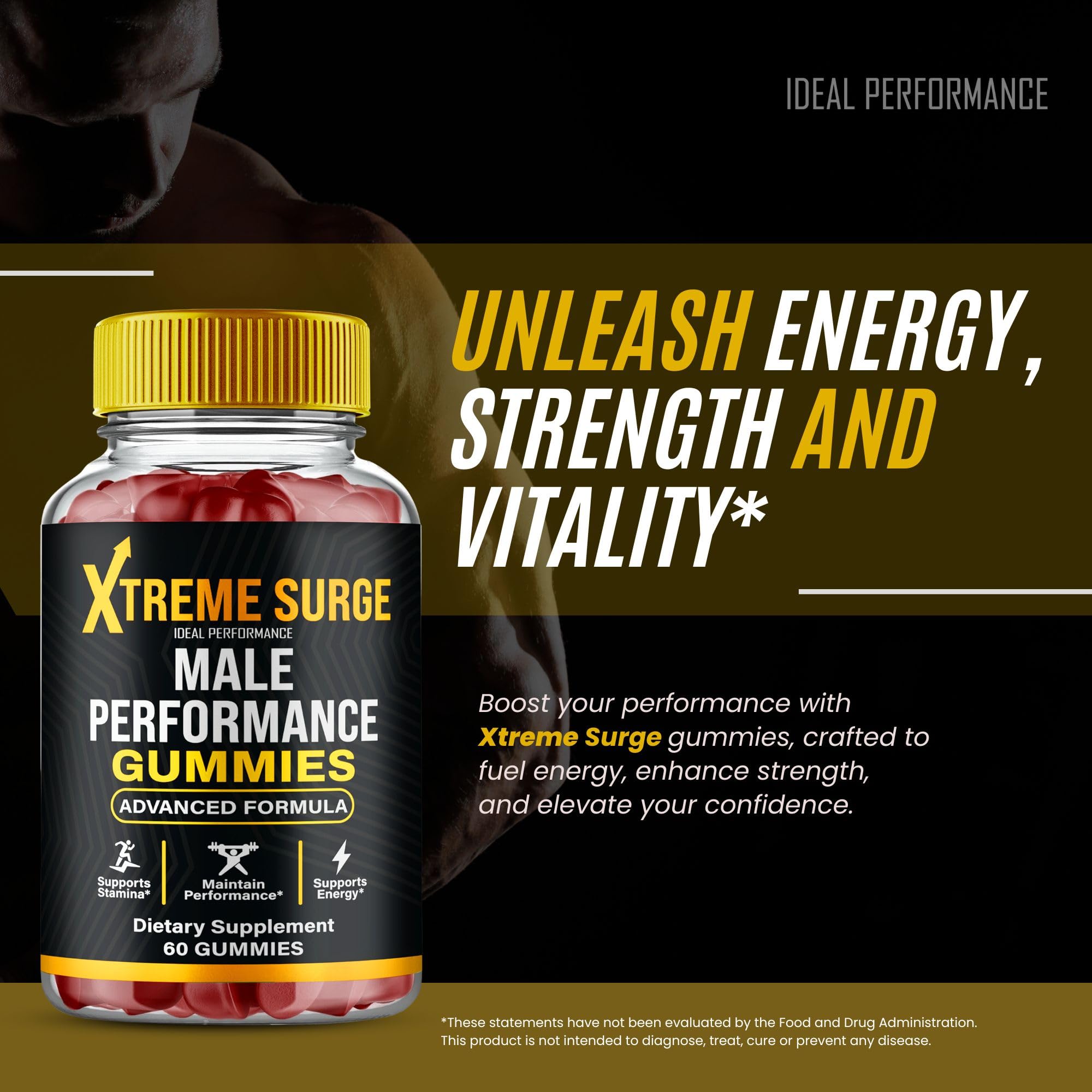 Xtreme Surge Gummies – Official Xtreme Surge Supplement | Maximum Strength & All-Natural Wellness | 1 Pack