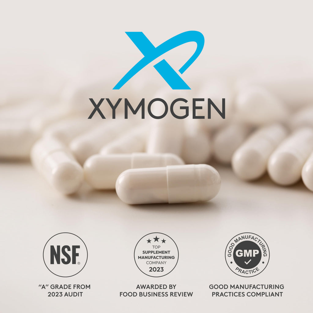 XYMOGEN Cortisolv Cortisol Supplement – Ashwagandha & L-Theanine for Energy, Relaxation & Clarity (60 Capsules)