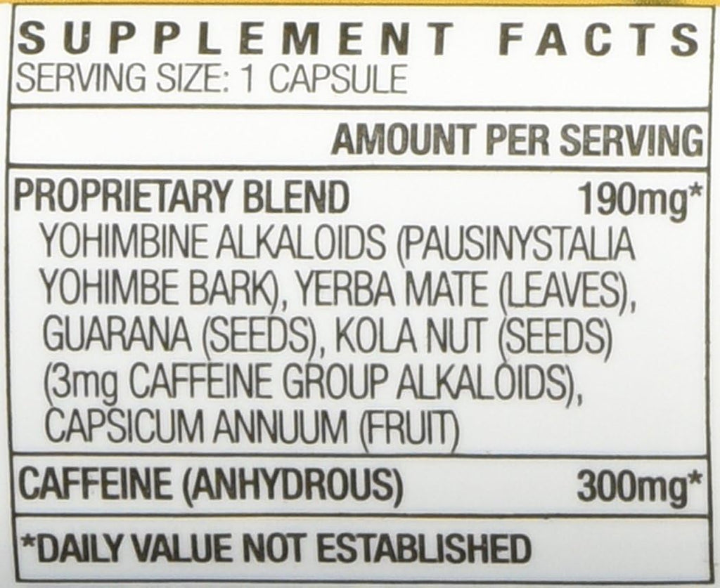Yellow Hornet Herbal Dietary Supplement 120 Capsules - 6-Pack