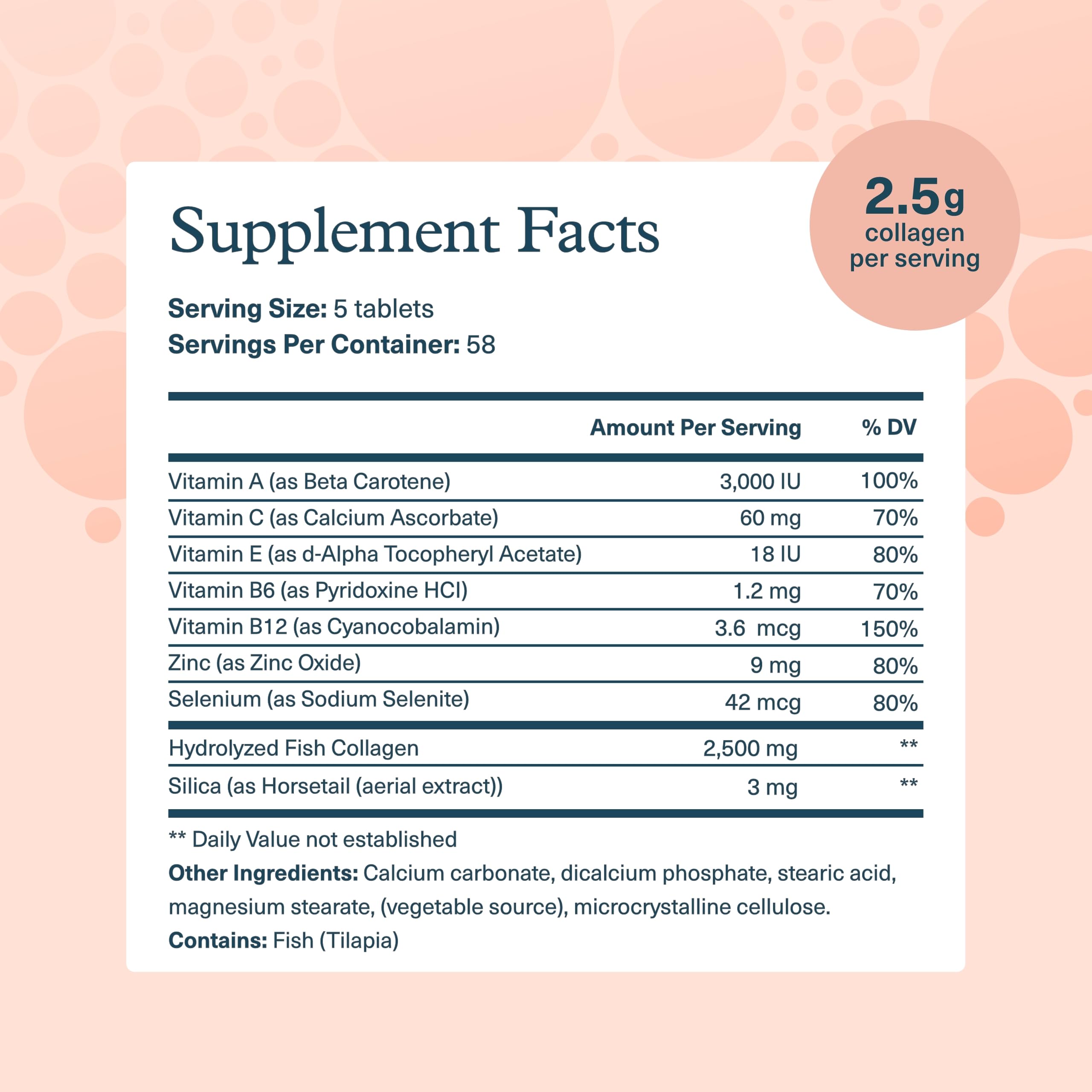 Youtheory Marine Collagen 2,500 mg – Supports Joints, Hair, Skin, Nails & More | 290 Tablets (58-Day Supply)