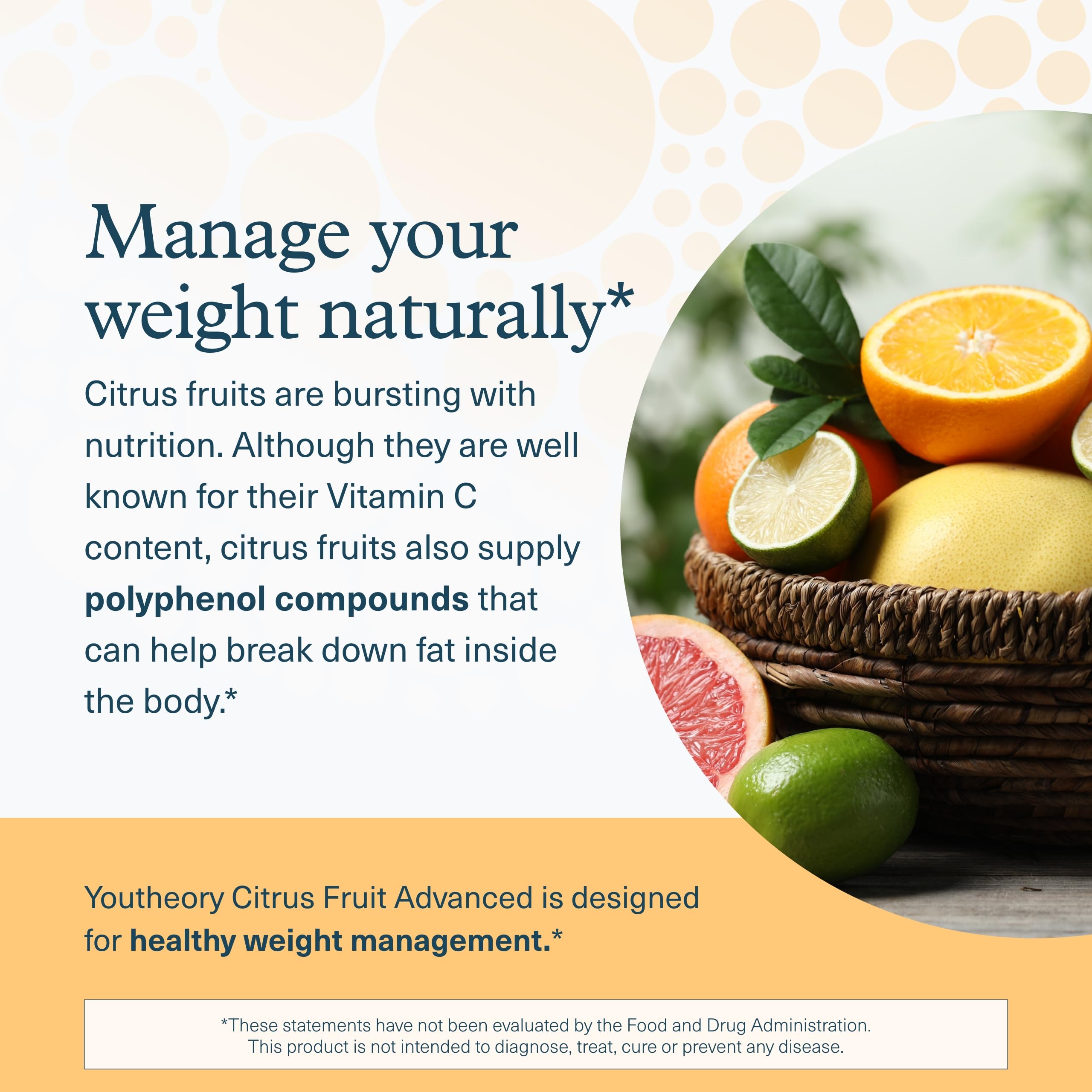 Youtheory Slimming Citrus Fruit - Vegan Health Supplement with Chromium - 60 Vegetarian Capsules