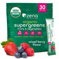 Zena Nutrition Organic Super Greens Powder – 70+ Superfoods, 0 Sugar