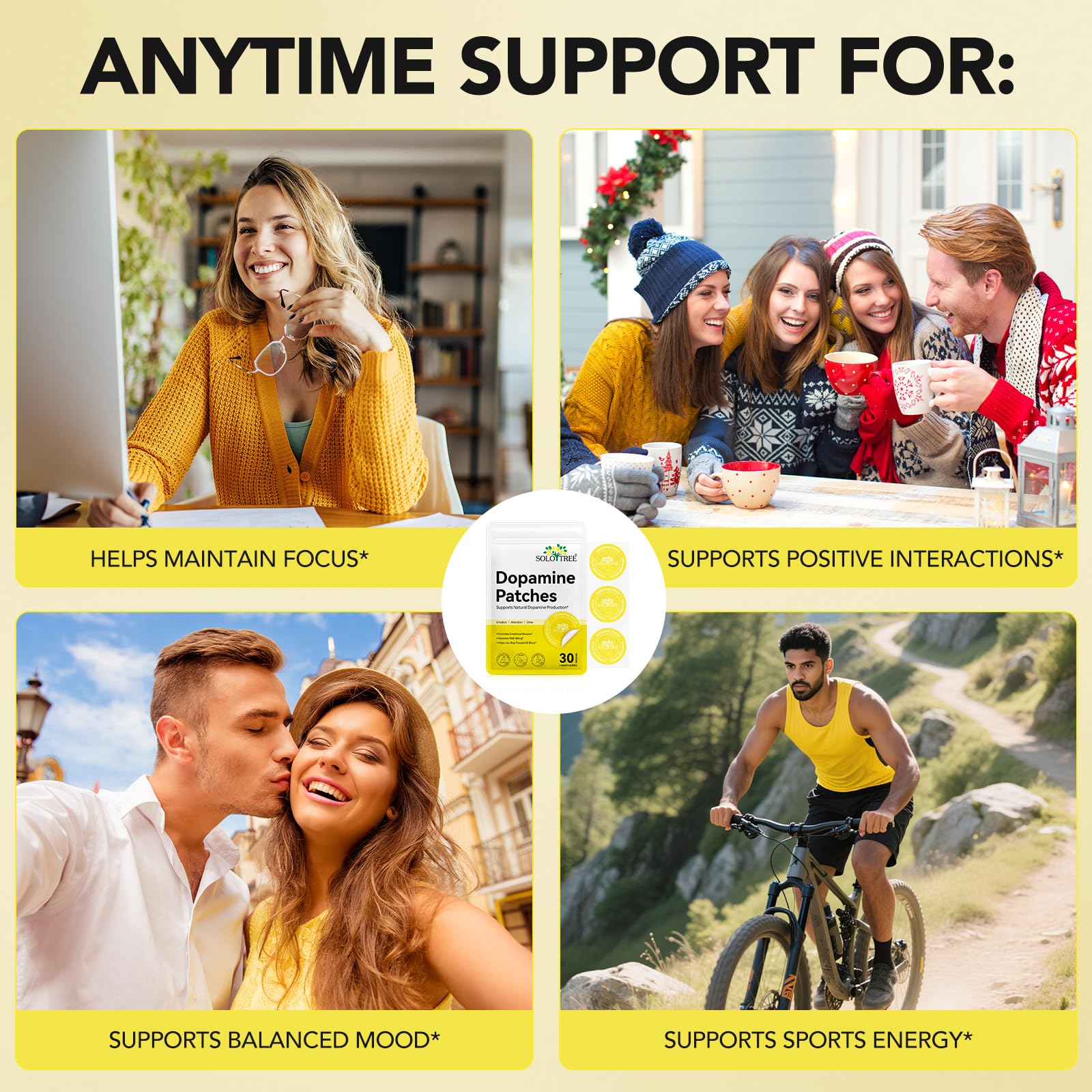ZIXBMHYJ Dopamine Patches Extra Strength - Mood Support