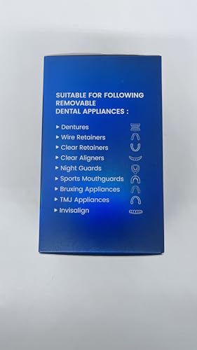 Zyntieu 23mm Retainer Cleanser Tablets – 120 Pack for Dentures & Invisalign